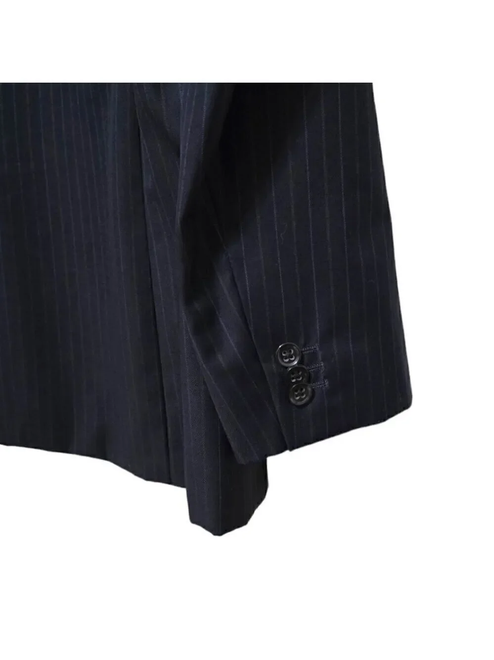 Banana Republic Navy Pinstripe Modern Fit Single Breasted Blazer Sz 42R